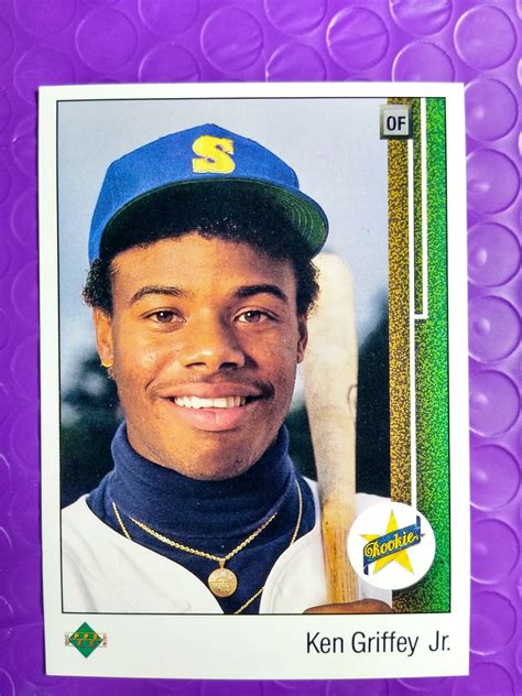 Ken griffey jr rookie card value - 1987 Bellingham Mariners #15. Considered Griffey’s first professional card, this single was issued as part of a team set. Its thin paper stock makes it challenging to track down in top condition, but there’s still 611 PSA 10s. One PSA 10 sold for $222 on eBay in November 2015. 1988 Best San Bernardino Spirit #1.